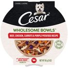 Cesar Wholesome Bowls Beef, Chicken, Carrots & Purple Potatoes 85g