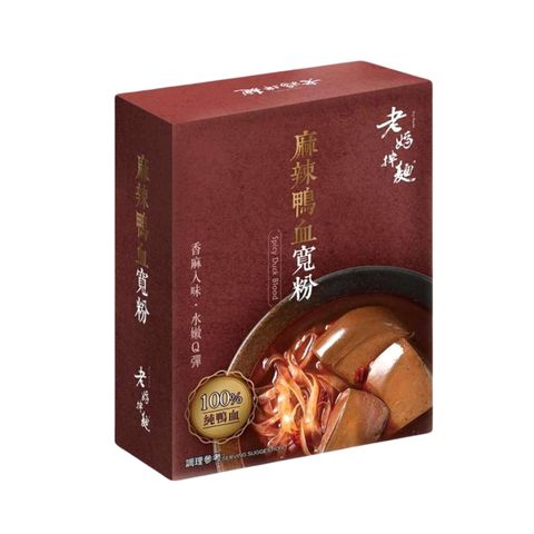 Moms Dry Noodle Sichuan Spicy Duck Blood Bean Vermicelli 540g