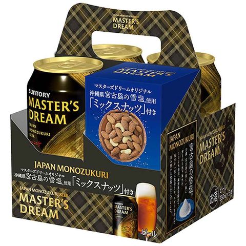 Suntory Master's Brew Beer Alcohol 5% 3 x 350ml [Parallel Import]  (The new and old packaging will be shipped out randomly)