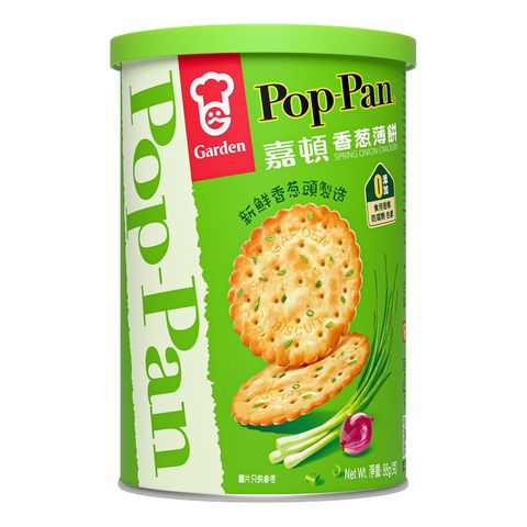 Garden Pop Pan Spring Onion Crackers 88g