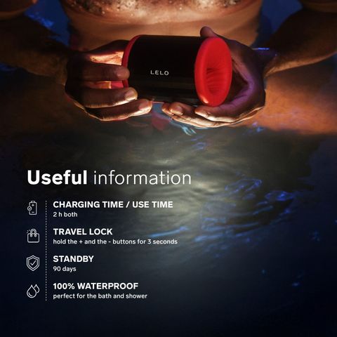 Lelo F2S Masturbator - Red 1 Piece