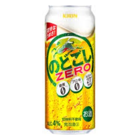 Kirin Nodogoshi Zero Beer Alc. 4% 500ml [Parallel Import]