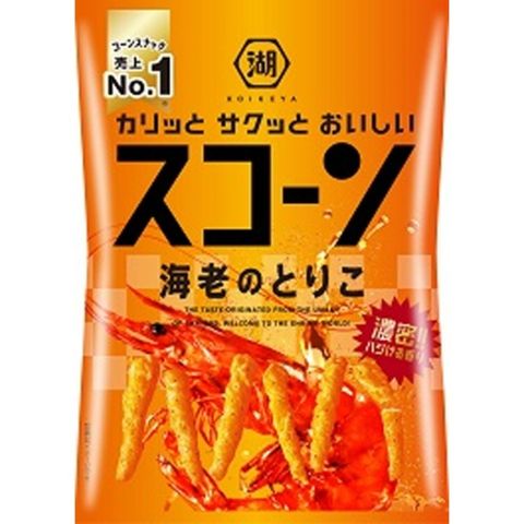 湖池屋 蝦味粟米脆條 70克 [平行進口]