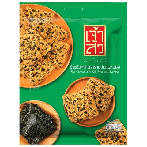 Chao Sua Rice Cracker with Pork Floss and Seaweed Bag 50g