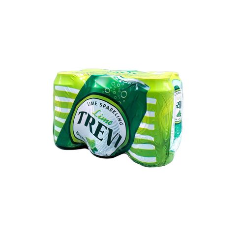 Lotte Sparkling Water Lime 355ml x 6