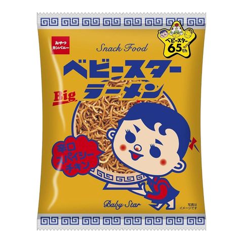 Oyatsu Spicy Chicken Flavor Baby Star Snack 65g [Parallel Import]