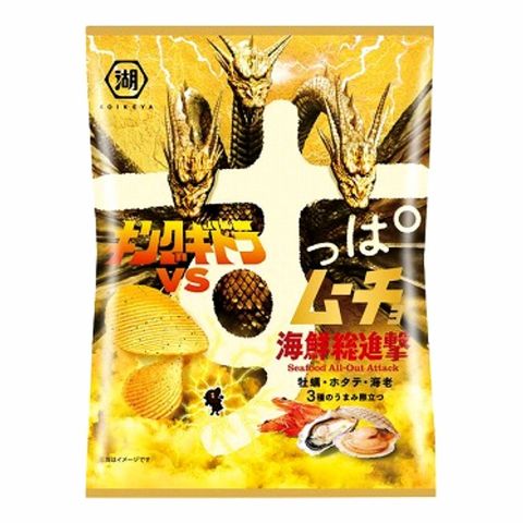 湖池屋 王者基多拉 海鮮味薯片 52克 [平行進口]