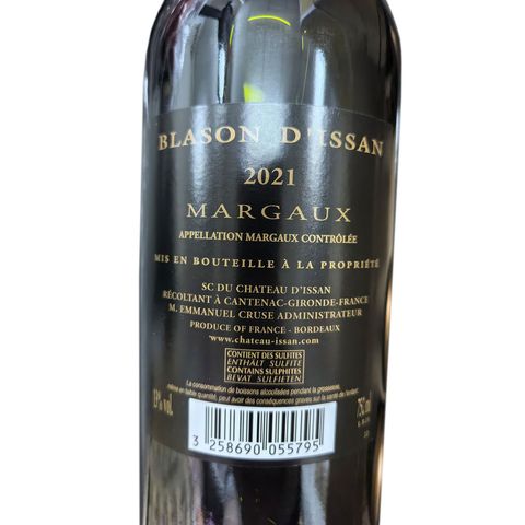 Blason D'issan, Margaux 2021 750毫升
