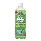三得利 Pop 哈密瓜味梳打汽水 (寵物小精靈30週年別注版) 600毫升 (包裝隨機發貨) [平行進口]