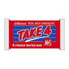 M&S Take 4 St Michael Real Milk Chocolate 4 Finger Wafer Bar 45g 29483341