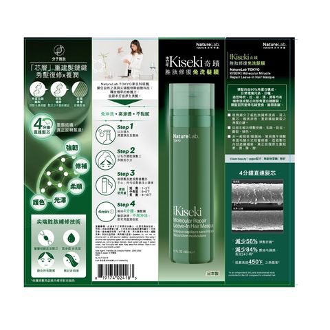 Naturelab Tokyo Kiseki 奇蹟分子胜肽重塑髮芯免洗髮膜 50毫升