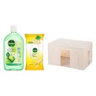 [Dettol $108 Thankful Combo] Buy Natura Multi-surface Antiseptic Liquid & Anti-bacterial Surface Cleanser Wipes (Lemon) 120 Pieces Free Foldable Storage Bag