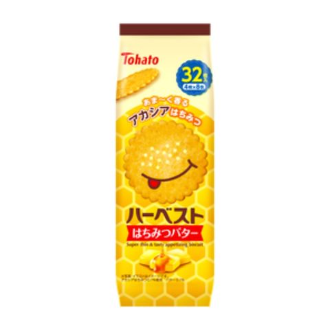 桃哈多 蜜糖牛油味薄脆餅 88克 [平行進口]