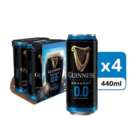 健力 士 0.0無酒精生啤罐裝 4 x 440毫升