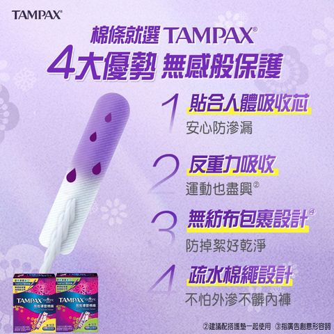 Tampax Tampons Super Flow 16 Pieces (The new and old packaging will be shipped out randomly)
