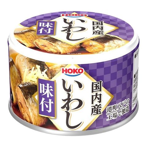 Hoko Seasoned Sardine Can Soy Sauce Flavor 130g [Parallel Import]