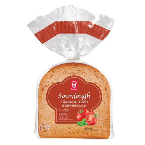 Garden Tomato & Herbs Sourdough Sandwich Bread 6 Slices