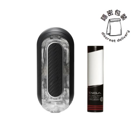 [Men GOGOGO Combo] Tenga Flip 0 (Zero) Gravity Electronic Vibration + Hole Lotion Black 170ml 1 COMBO