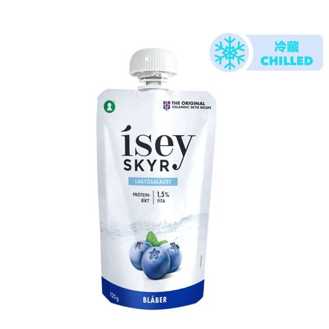 Isey Skyr Blueberry On-the-go Yogurt Pouch (Lactose-free) 125g