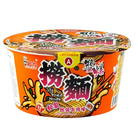 Chewy Stir Fried Noodle Chu Hou Beef Flavour 96g