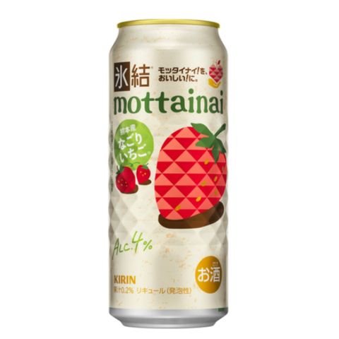 Kirin Hyoketsu Mottainai Strawberry Alcohol 4% 500ml [Parallel Import]