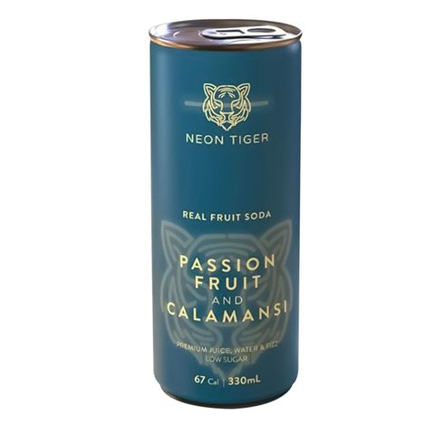 Neon Tiger Passion Fruit & Calamansi Real Fruit Soda 330ml