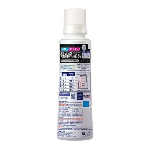 Attack Zero Concentrated Laundry Detergent for Front Load Washer 570g [Parallel Import]