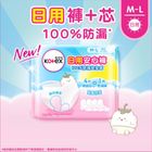 高潔絲 日用安心褲 M - L (防漏褲 1件 + 瞬吸芯 4片) 1套