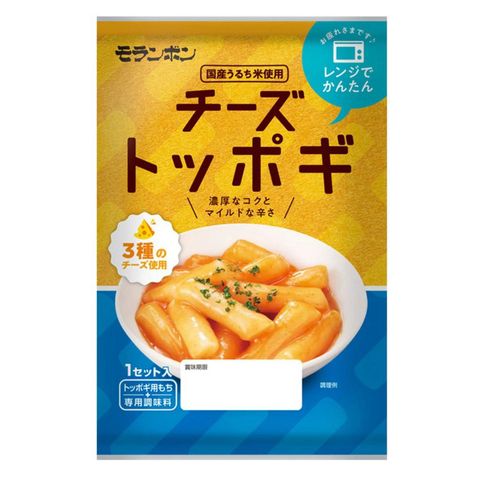 Moranbon 即食三重芝士辣炒年糕 (使用日本國產糯米) 145克 [平行進口]