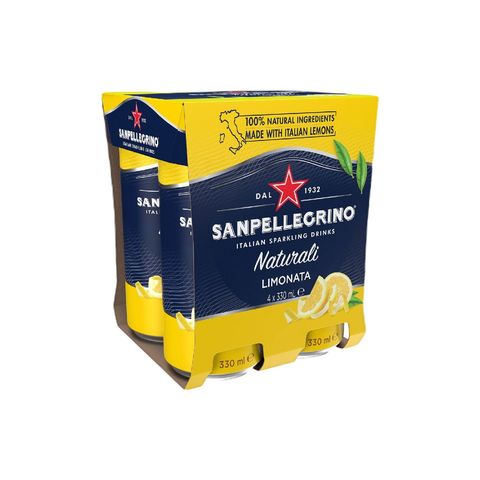San Pellegrino Limonata Sparkling Juice (Lemon) 4pcs x 330ml