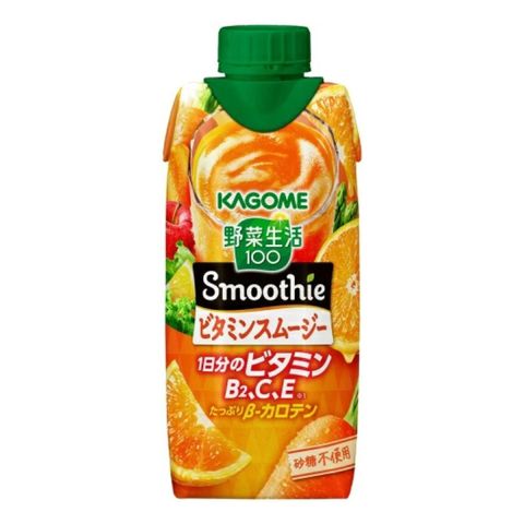 Kagome Yasai Seikatsu 100 Smoothie Orange Smoothie Juice 330ml [Parallel Import]