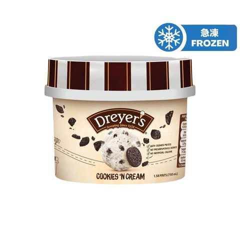 Dreyer's Grand Cookies & Cream 750ml (The new and old packaging will be shipped out randomly)