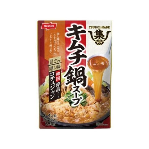 Nissui Shunabe Kimchi Hot Pot Soup 650g [Parallel Import]