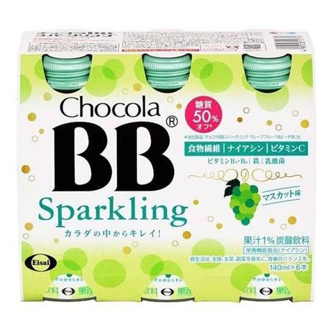 Eisai Chocola BB Sparkling Muscat Flavor 6 x 140ml [Parallel Import]
