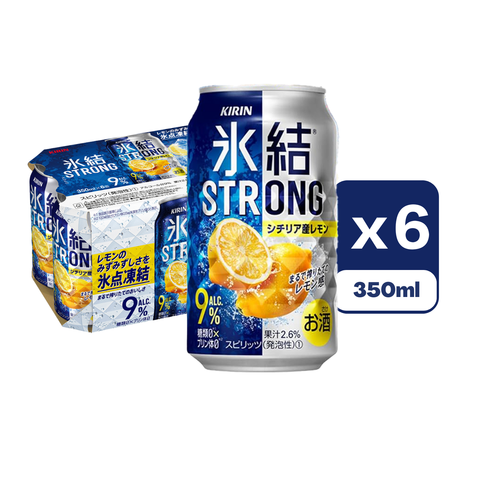 Kirin Ice Breaker Strong Sicilian Lemon Chu-Hai Alc.9% 350ml x6 [Parallel Import]