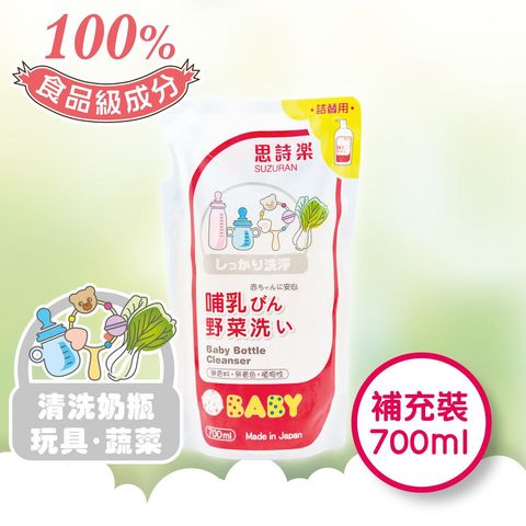 Suzuran Baby Bottle Cleanser Refill Packs 700ml