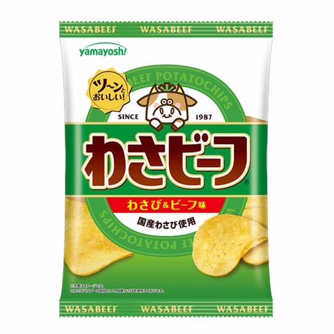 Yamayoshi Potato Chips Wasabi Beef Flavor 50g [Parallel Import]