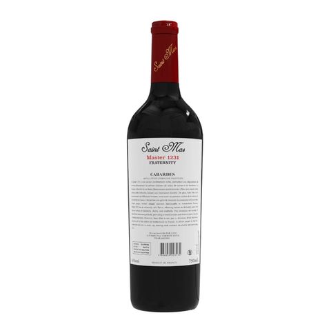 Saint Mas France Master 1231 Fraternity Red Wine 750ml