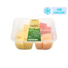 [shelf life: 1-3 days] Fresh-N-Go Fruit Plate (Pineapple / Cantaloupe / Watermelon) 1 Pack Approx. 300g