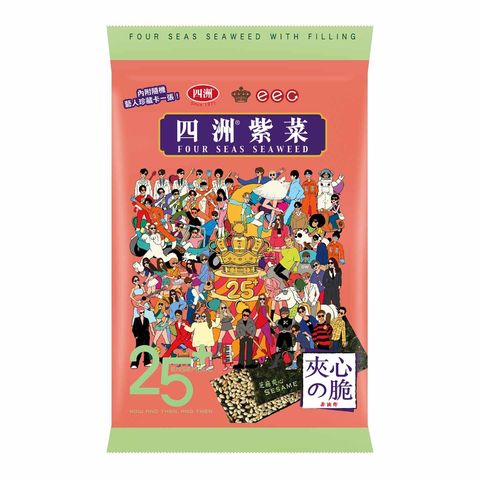 Four Seas Seaweed with Filling Sesame 18g