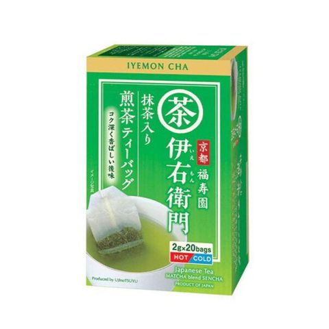 Ujinotsuyu Iyemon Matcha Iri Sencha Tea Bag 20 x 2g