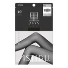 Atsugi Black Stockings 40 Denier Jet Black M - L 1 Piece [Parallel Import]