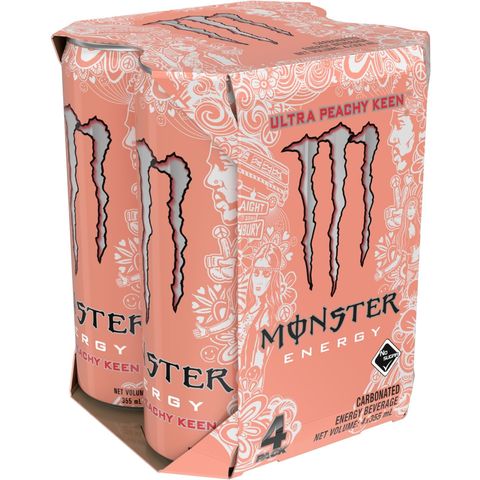 Monster Peachy Keen Can 4 x 355ml