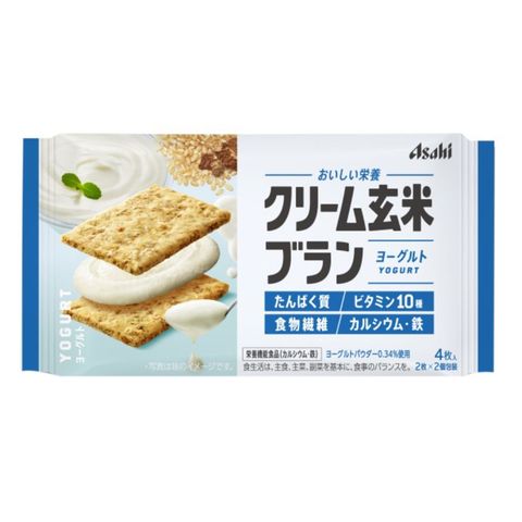 Asahi Cream Genmai Bran Yogurt (Nutritional Functional Food) 72g [Parallel Import]