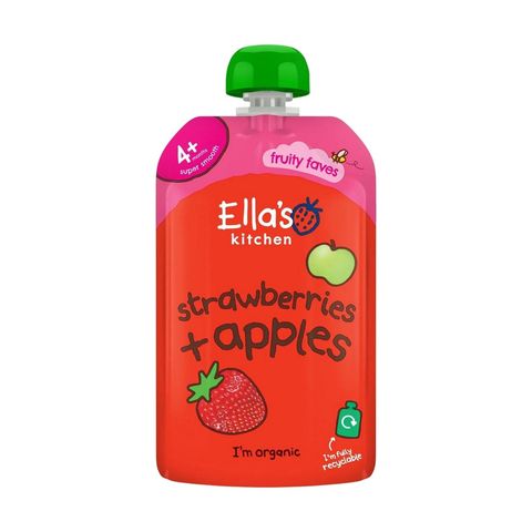 Ella's Kitchen Strawberries + Apples 120g