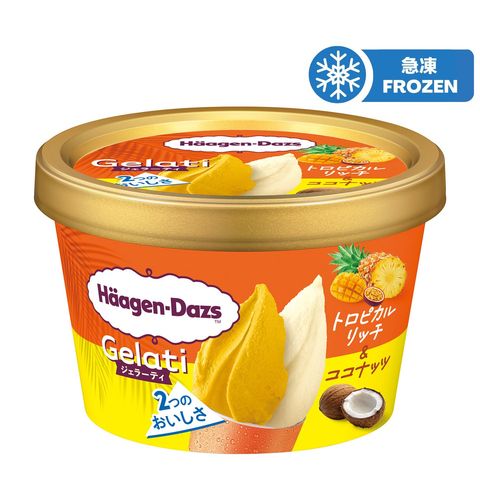 Haagen-dazs Japanese Tropical Fruits & Coconut Gelati (Frozen Confection) 110ml