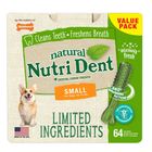 Nylabone Nutri Dent Fresh Breath 64 Counts 1 Box NTD441T64P