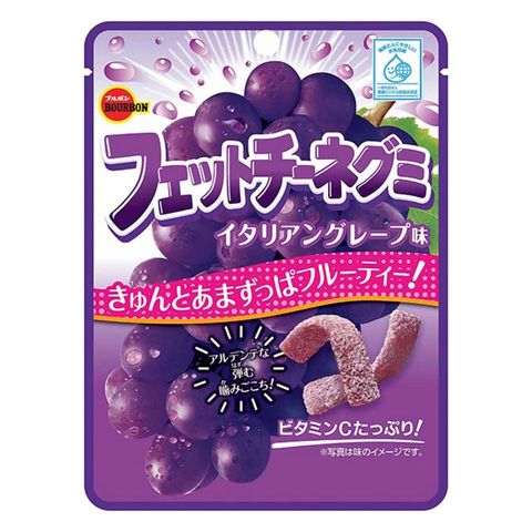 Bourbon Fettuccine Gummies Grape Flavor 50g [Parallel Import]