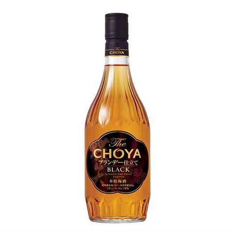 Choya Black Brandy Plum Wine 700ml [Parallel Import]