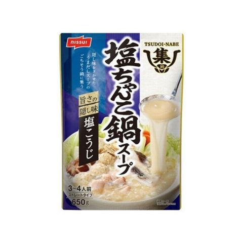 Nissui Shunabe Salt Chanko Hot Pot Soup 650g [Parallel Import]